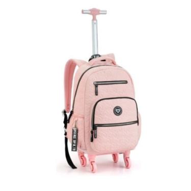 Imagem de Mochila feminina com carrinho 18 COLOUR UP - SEANITE , Rosa