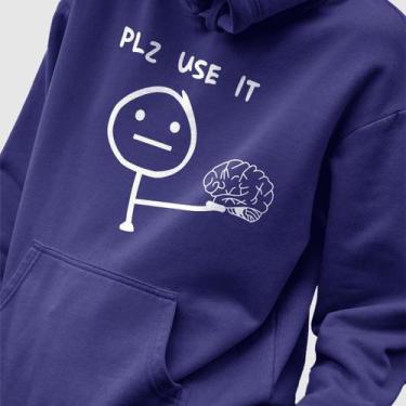 Imagem de Blusa Moletom Genuine Grit Masculina Estampada Algodão 30.1 Plz Use It