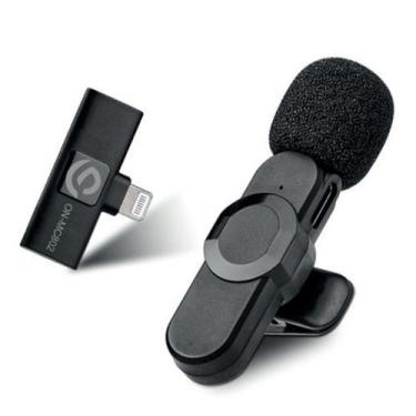 Imagem de Microfone de Lapela sem Fio Conexão Lightning para IOS - ON-MC802 - kn