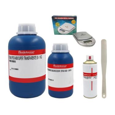 Imagem de Kit de Resinas, desmoldante e ferramentas curso Resina LAB (Opção 4) -