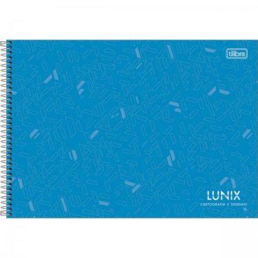 Imagem de Caderno de Cartografia e Desenho Milimetrado Lunix Espiral 60 Folhas -