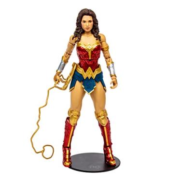 Imagem de McFarlane Brinquedos, DC Shazam! Boneco da Mulher Maravilha com 22 peças móveis, boneco colecionável do filme DC Shazam com base de suporte, cartão de personagem colecionável exclusivo – Idades a