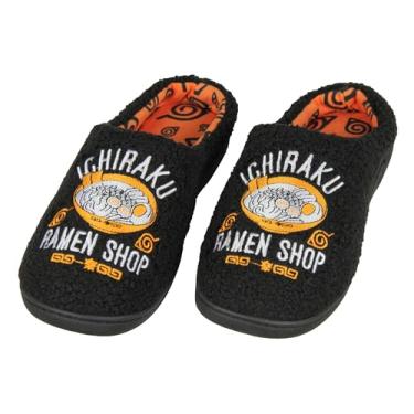 Imagem de Bioworld Naruto Shippuden Anime Ichiraku Ramen Shop Chinelo bordado para homens e mulheres, Nirsv1, P-M