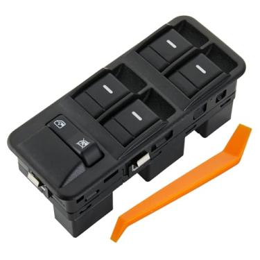 Imagem de ZAPOSTS Interruptor de janela elétrico adequado para Land Rover LR3 2005-2009, Range Rover Sport 2006-2009, porta de controle lateral do motorista vidrios interruptor mestre OEM YUD501570PVJ,