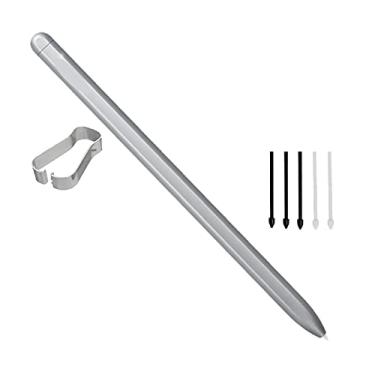 Imagem de Caneta Stylus de substituição para Galaxy Book Pro 360 S para Samsung Galaxy Book Pro 360, Galaxy Book 2 360, Galaxy Book 2 Pro 360, Galaxy Book 3 Pro 360 + pontas/pontas (prata)