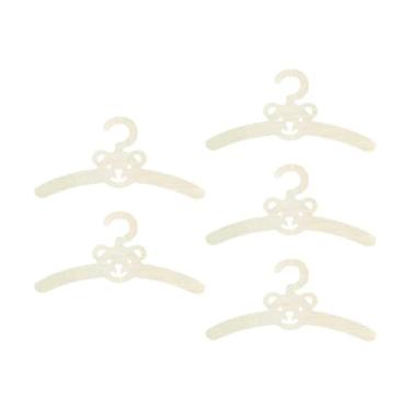 Imagem de IEUDNS 5 Cabides de Bebê para Organizar Roupas em Armários, Urso, Tamanho real