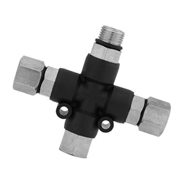 Imagem de Adaptador de Coletor de Mangueira de Ar de Aerógrafo de 3 Vias, Conector de Spray Divisor para Mini Compressor, Conector Multifuncional Leve e Durável Com Design à Prova de