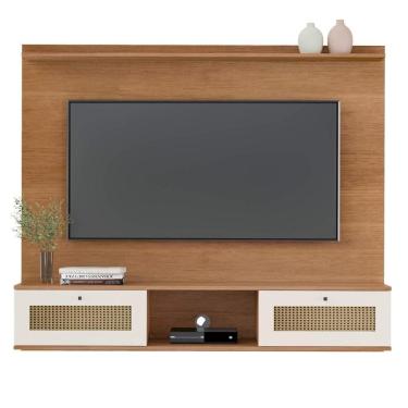 Imagem de Painel Para Tv Até 72 Trama Cinamomo-off White Artely Cinamomo-off White
