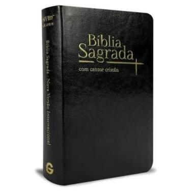 Imagem de Bíblia Sagrada Nvi | Letra Grande Com Cantor Cristão | Preta
