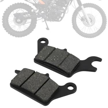 Imagem de BAOUFF Pastilhas de freio para Hawk 250, conjunto de pastilhas de freio de disco traseiro de metal para motocicleta Hawk250/Hawk 250cc