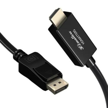 Imagem de Cabo Adaptador Conversor Displayport Para Hdmi 2m Blindado Cabo Dp Hdm