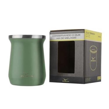 Imagem de Cuia Térmica Invicta em Aço Inox 250ml Verde - Coleman