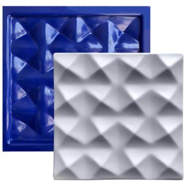 Imagem de Forma 3D Gesso e Cimento ABS 1mm - Sahara 29x29 cm - Xmoldes Formas 3D