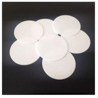 Imagem de Base Redonda Artesanato Biscuit Topo Bolo 3cm 50 Pcs Branca - AGV Cria