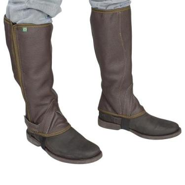 Imagem de Perneira em Couro Tradicional SV3288 - Marrom - Selaria Vertentes, Mar