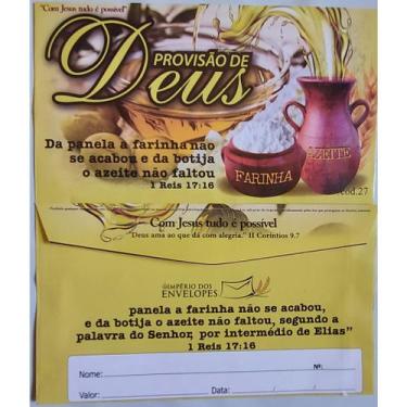 Imagem de Envelope de Campanha Provisão de Deus 100 unidades cod 27 - imperio do