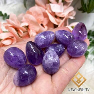 Imagem de Mini Ovo de Ametista Yoni Egg 100% Cristal Natural - New Infinity