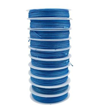 Imagem de Linha Fio Fibra Poliamida 1mm 1un 10 Metros Escolha a Cor - Macall, Az