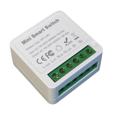 Imagem de Tomada Interruptor Inteligente Smart Switch Wifi Tuya Automação 16A - 