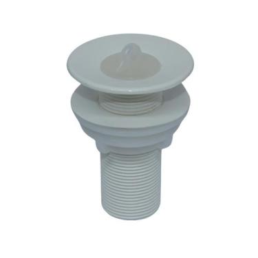 Imagem de Válvula Banheiro Pia Ralo Lavatório Cuba Abs Branco - Montelar Acabame