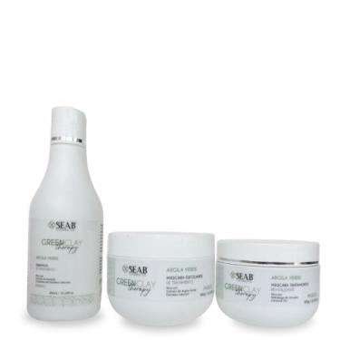 Imagem de Kit Capilar Detox Terapia  Argila Verde Home Care - Seab Cosmetic