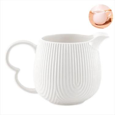 Imagem de Cremeira Oásis 350 ml Em Cerâmica Jarra Branca - Haüskraft