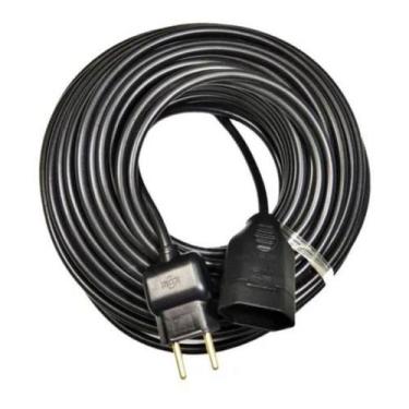 Imagem de Extensão Elétrica 10a/20a Reforçada 20m PP 2x1,5mm Plug Reto - Margiri