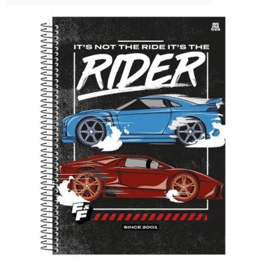 Imagem de Caderno Univ 15Mat 240Fls Velozes e Furiosos Capa1-Animativa