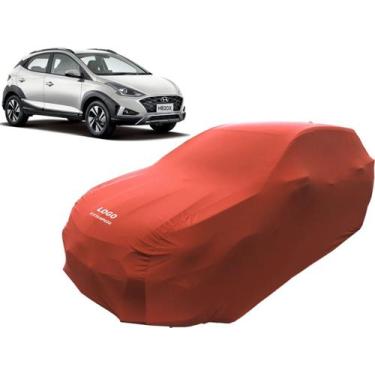 Imagem de Capa De Tecido P/ Proteger Carros Hyundai Hb20x - Mz, Vermelha