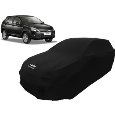 Imagem de Capa De Tecido Para Proteção Carro Jac J3 - Mz, Preta