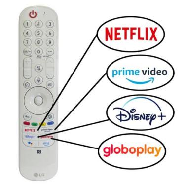Imagem de Controle Remoto Magic Lg An-Mr22 An-Mr22ga  Netflix  Prime Video  Disn