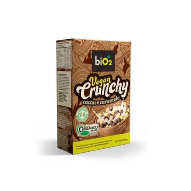 Imagem de Cereal Matinal Orgânico Sem Glúten Cacau e Caramelo biO2 Vegan Crunchy