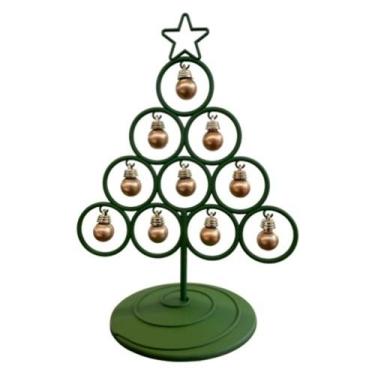 Imagem de Kit Atacadista 20 Árvore Claus Delicada de 30 cm Verde Oliva - Brilha 