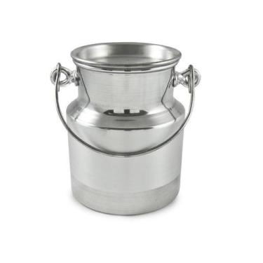 Imagem de Kit com 10 leiteiras 1 litro em aluminio colorida  - Alumínios E Cia, 