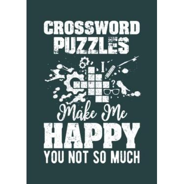 Imagem de Crossword Puzzle Make Me Happy - You, Not So Much: Notebook Organizer Cornell note taking system, 8,27x11,69 Din A4, 108 pages white, softcover glossy