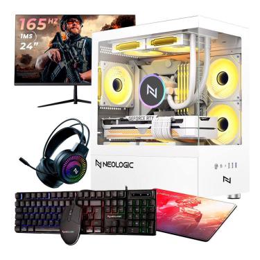 Imagem de Pc Gamer Completo Ryzen 5 5600GT, 16GB 3200Mhz, (Radeon Vega 7 Integrado), A520M, SSD 480GB M.2, 500W 80 Plus, 3 fans RGB, Neologic - NLI89091