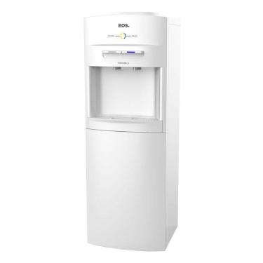 Imagem de Bebedouro de Coluna para Garrafão Compacto EOS Mineralle Compressor Branco EBC05BC 220V