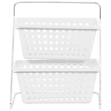 Imagem de Organizador De Bancada Duplo Nº 2 Branco