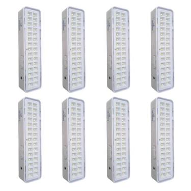 Imagem de Kit 8 x Luminaria 30 leds 12V 24V pra sistema solar luz - Utronix