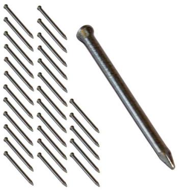 Imagem de Kit 30 Prego Sem Cabeça 10x10 De Aço Para Fixação Madeira Metal Concre