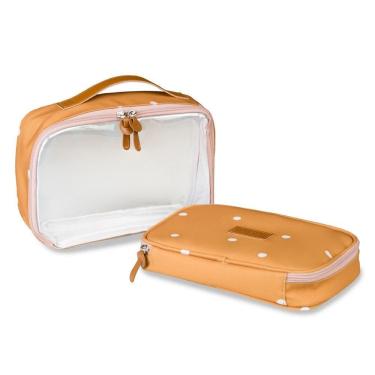 Imagem de Necessaire Kids Masterbag Arco-Íris Boho Mostarda