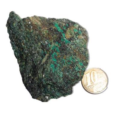 Imagem de 01 Malaquita Pedra Bruto Natural 80g 7,5cm Tipo A - CristaisdeCurvelo