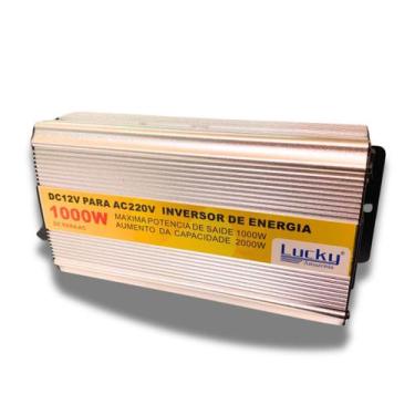 Imagem de Inversor Energia 12V 110V 220V 1000W 2000W Sistema Solar e Veículo - l