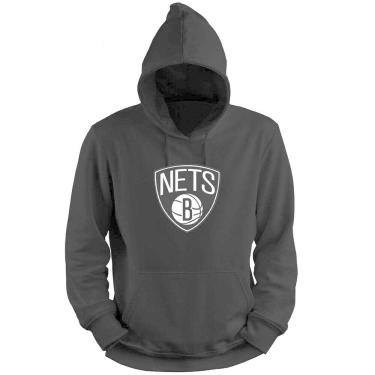 Imagem de Blusa Moletom Capuz Basquete Brookyln Netss Kyrie KD Basketball