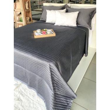 Imagem de Cobre leito sidney queen 3pçs toque acetinado lançamento - ROZAC, chum