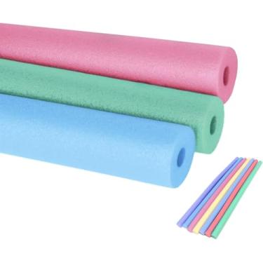 Imagem de Kit 3 Boia Macarrão Piscina Flutuador Com Furo Espaguete para praia ou piscina unissex