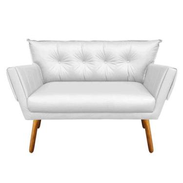 Imagem de Namoradeira Anitta material sintético Branco - D' ROSSI