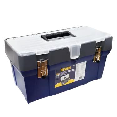 Imagem de Irwin Caixa de Ferramentas de 19 Polegadas, com Tampa Organizadora, Ideal para Armazenar suas Ferramentas, Modelo IWST19061LA