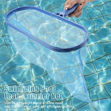 Imagem de Skimmer de Piscina, Skimmer de Folhas de Piscina para Folhas Pesadas Nadadeira Ferramenta de Aranha de Limpeza Skimmer - Rede de Skimmer de Piscina Sem Piscina Skimmer Rede para Limpeza, Remoção de