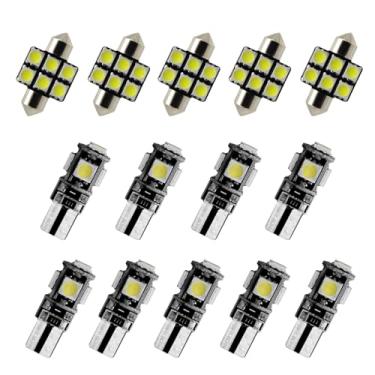 Imagem de 8X-SPEED Kit de lâmpadas interiores LED 5050 14 peças adequado para Lexus IS MK2 2006-2013, porta-luvas de leitura cúpula porta-malas espelho viseira de sol luzes